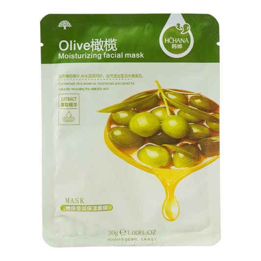 SKIN O2 OLIVE SHINY MOISTURIZING FACIAL MASK 30G