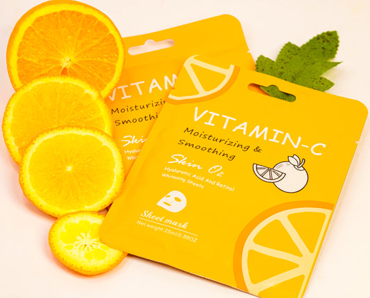 SKIN O2 VITAMIN C MOISTURIZING & SMOOTHING FACE MASK 25 ML