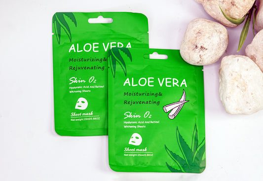 SKINO2 ALOE VERA MOISTURIZING & REJUVENATING FACE MASK 25 ML